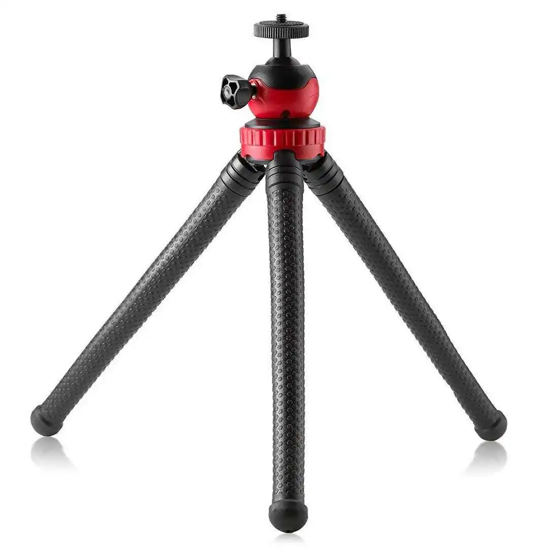 Фото Гибкий штатив Octopus для телефона SLR DSLR Gopro штатив для камеры расширение 1/4 ''винт с шариковой головкой ColdShoe Phone Clip №2