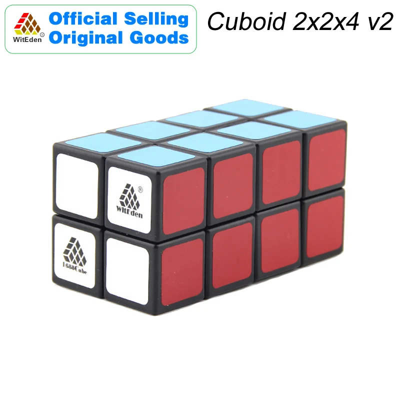 WitEden 2x2x4 Cuboid Magic Cube v2 1C 224 Cubo Magico Professional Speed Neo Cube Puzzle Kostka Antistress Toys For Boy