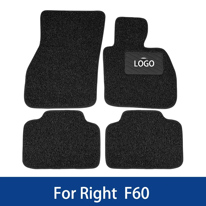 Автомобильные напольные коврики на заказ, проволочные накладки для ножек, коврики, аксессуары для MINI Cooper, COUNTRYMAN, CLUBMAN, One, JCW S, F54, F55, F57, F60