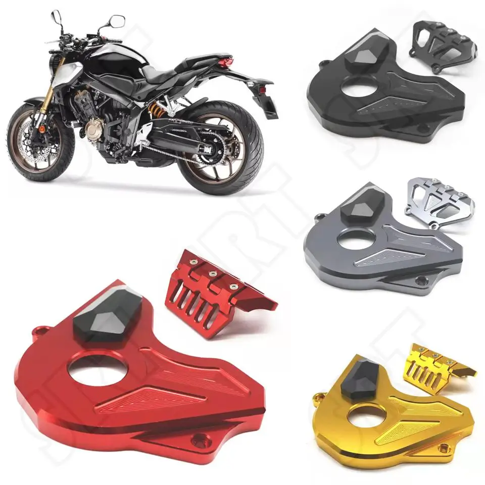 

Fits for Honda CB650R CBR650R CB CBR 650R ABS 2019-2023 Motorcycle Engine Front Sprocket Chain Cover Protector Decoration Guard