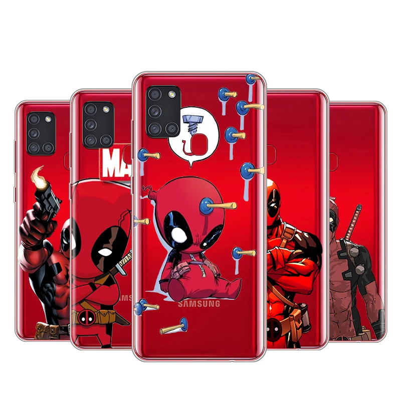 

Deadpool Super Hero For Samsung Galaxy A01 A11 A12 A22 A21S A31 A41 A42 A51 A71 A32 A52 A72 A02S Silicone Phone Case