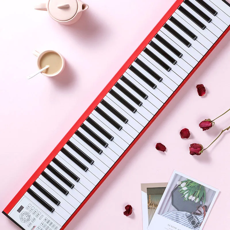 

Electric 88 Keys Adults Piano Keyboard Children Portable Professional Piano Flexible Flexible Sintetizador Piano Keyboard
