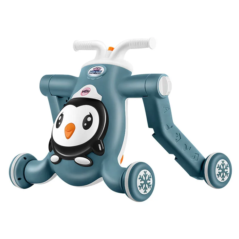 Baby Walker Anti-o-leg Multi-functional Children's Walk-through Sliding Three-in-one Children's Car Scooter Yo Car