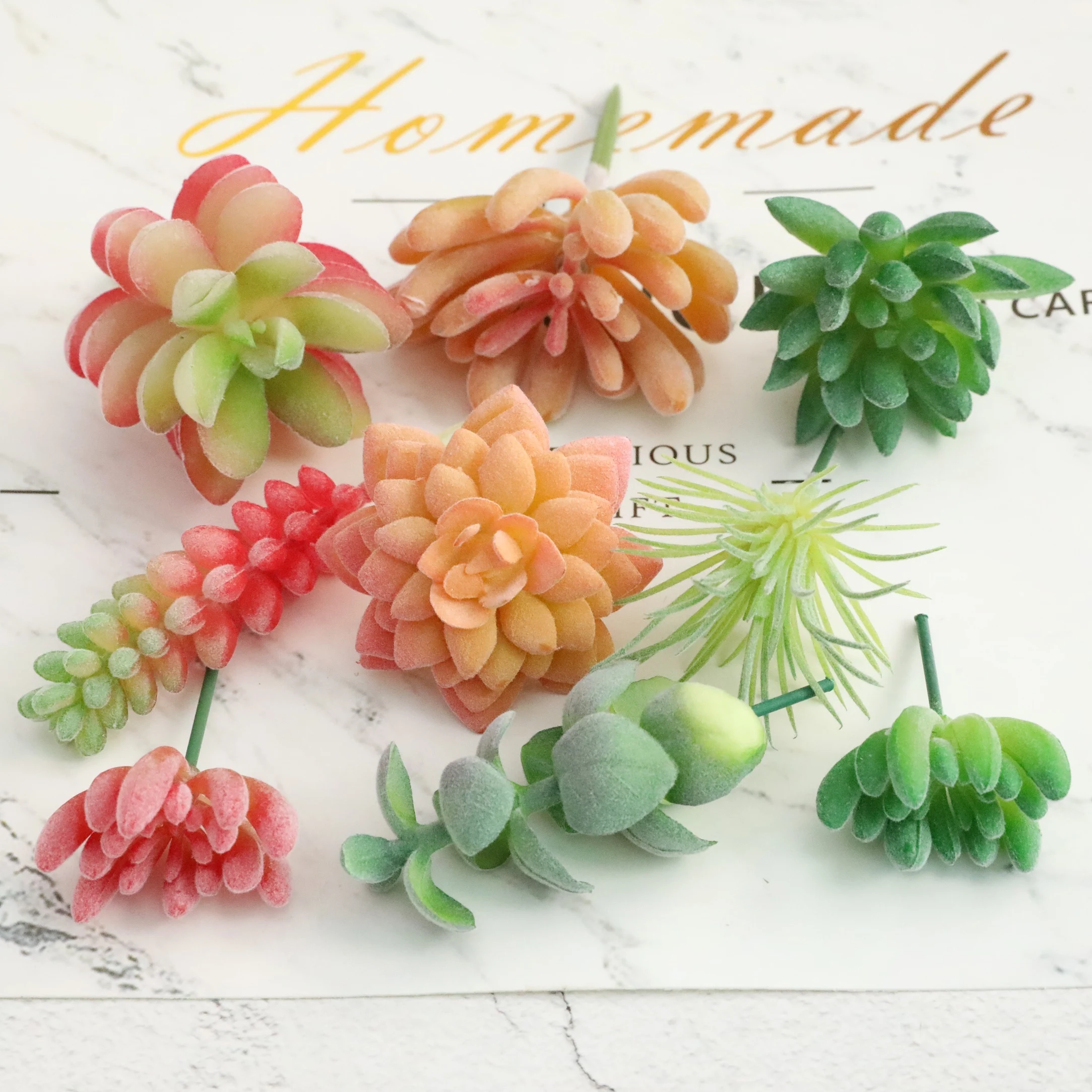 

Artificial Succulent Plants Nordic Ins Wind Small Fresh Fake Flowers and Green Plants Shooting Props Home Decorations Ornaments