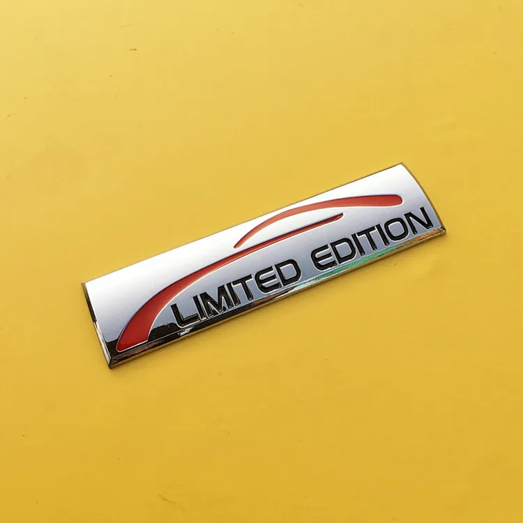

3D металлическая наклейка ограниченной серии, автомобильный брызговик, боковой задний багажник, эмблема, наклейка для автомобиля