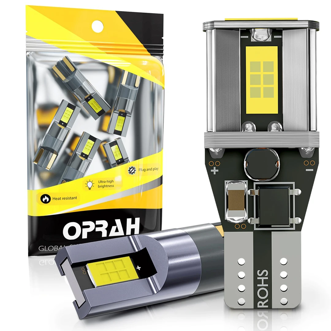 2 шт. Canbus T15 W16W T10 W5W светодиодный автомобильный фонарь высокой мощности 3570SMD безошибочный для авто аксессуары для внутреннего освещения хвост сигнальная лампа заднего хода