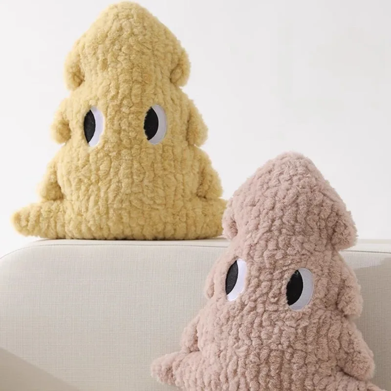 

Рождественские Подушки Kawaii, милая мультяшная подушка в виде дерева, радостное украшение для дивана, стула, подушка, подарок, украшение для дома