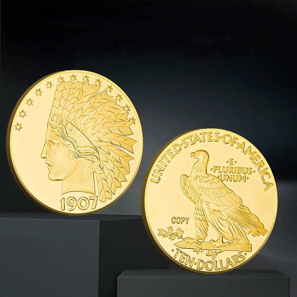 

Памятная копия монеты США 1907 года 10 долларов