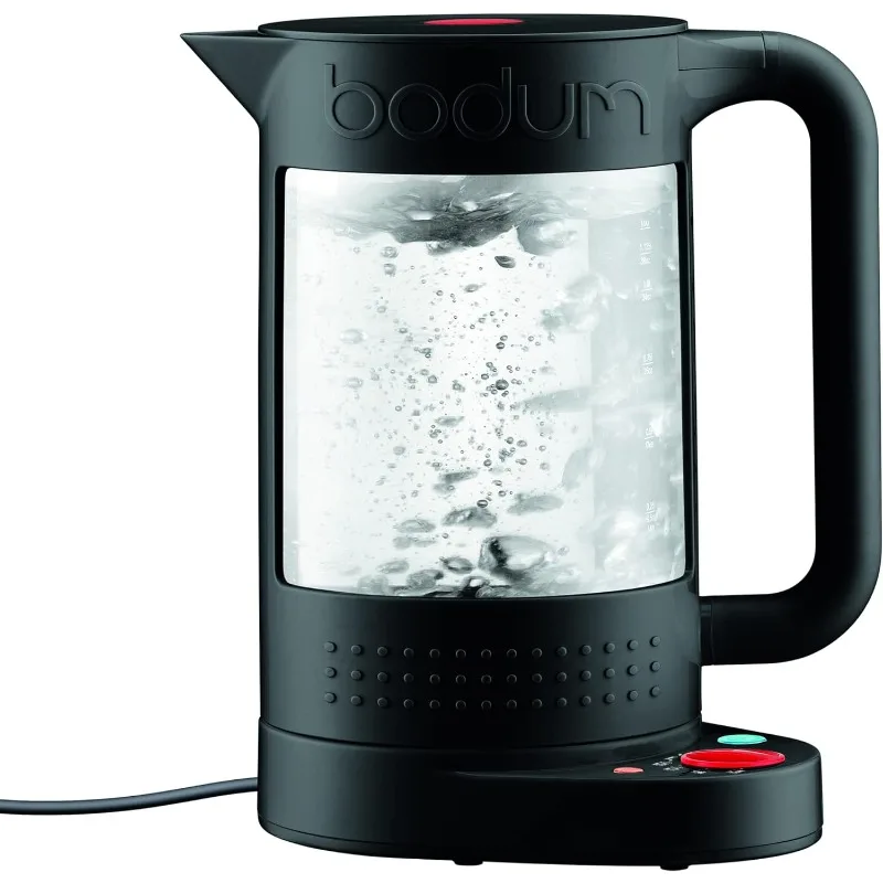 

Bodum 11659-01US Bistro Electric water kettle, double wall with temperature control, 1.1 l, 37 oz, Black, 37 Ounce