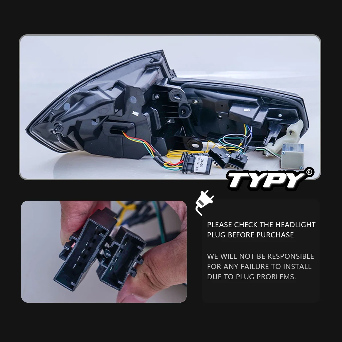 Задняя фара TYPY для BMW F30 F35 светодиодный Tail светильник 2013-2018 320i 325i 330i Plug And Play