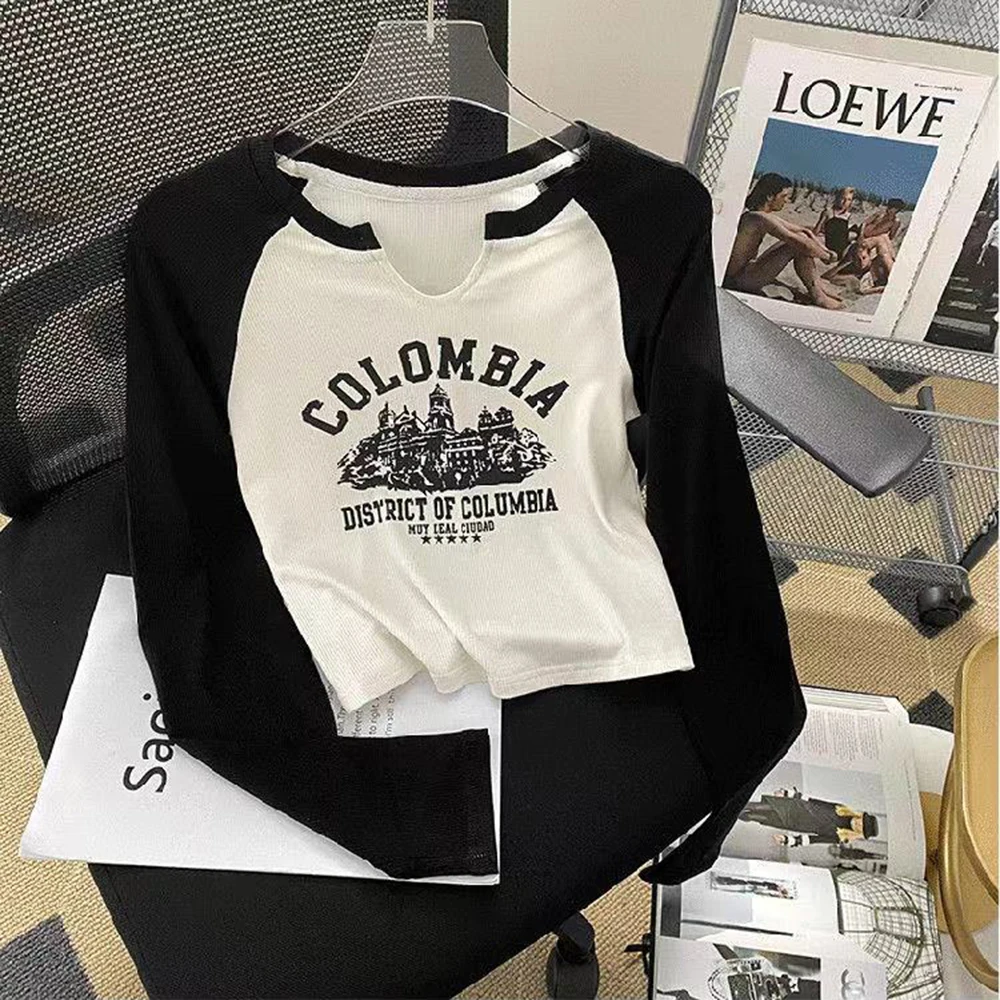 Футболка с длинным рукавом для женщин