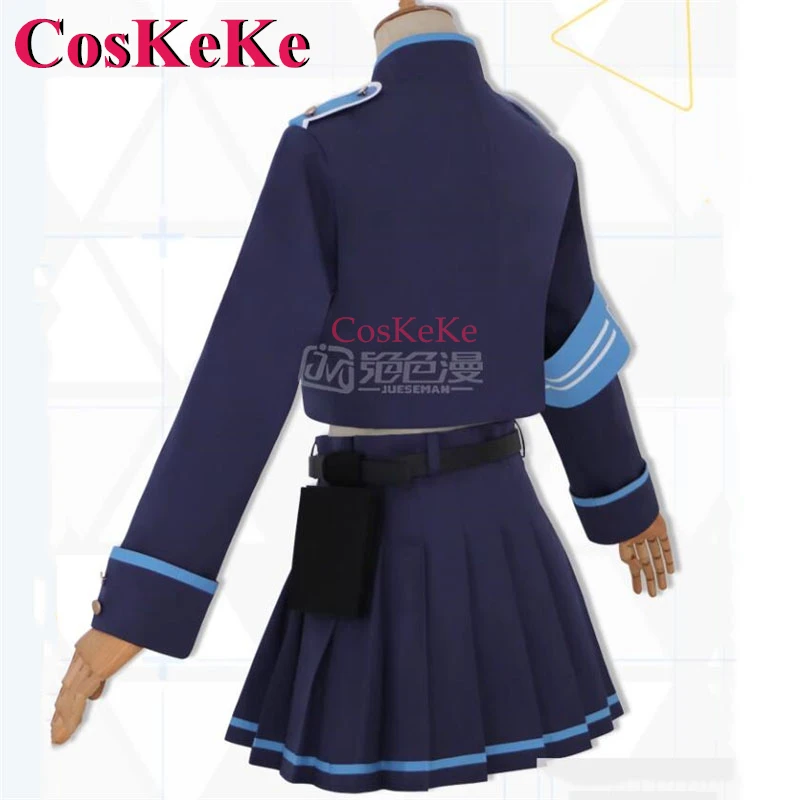 CosKeKe Tachibana Hikari/Tachibana Nozomi Косплей игра синий архив костюм Hyland железная дорога