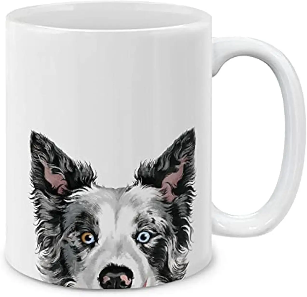 

Керамическая кружка Black Merle Border Collie Dog
