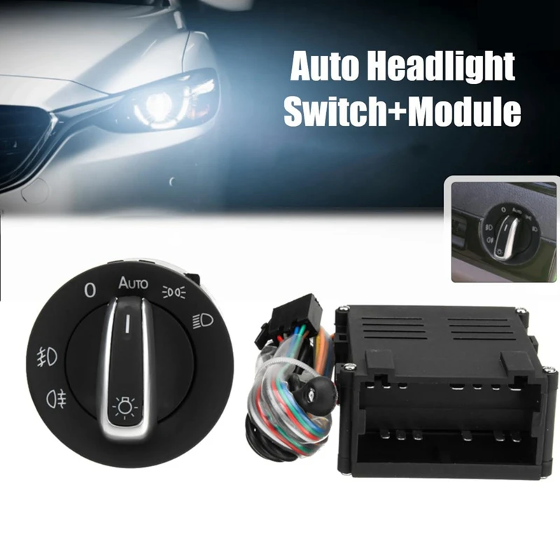 

4X Car Auto Automatic Headlight Sensor Knob Switch Control Module For Golf 4 Mk4 Jetta Mk4 Passat B5 Balo Bora