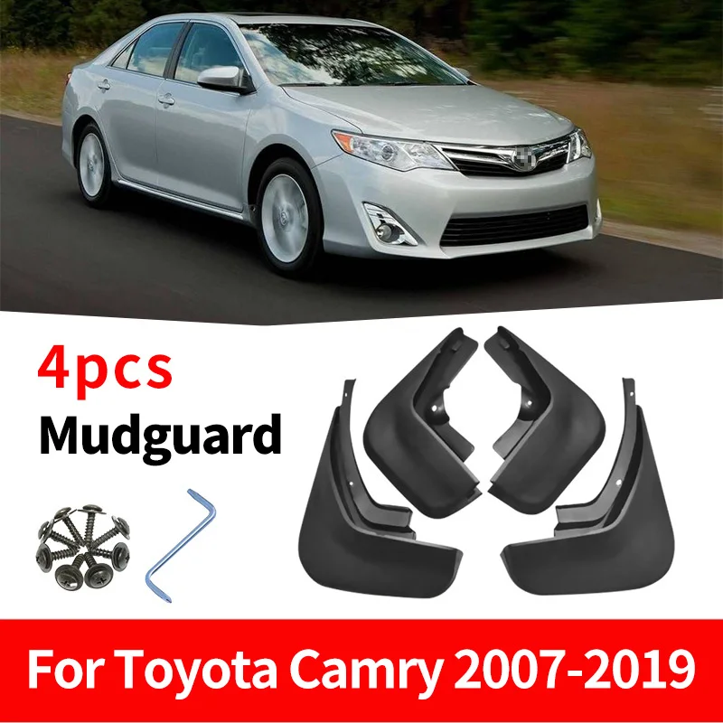 

Брызговики для Toyota Camry 2007-2020, 4 шт., черные