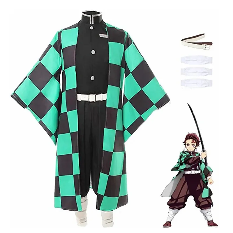 Женский и мужской костюм-кимоно haikyuu костюм из аниме рассекающий демонов кимоно No