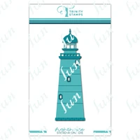 lighthouse shape metal cutting dies stencils for diy scrapbook photo album decorative embossing diy paper cards happy plan gift