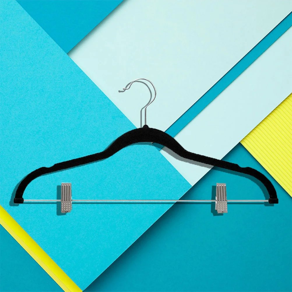 

8pcs Clothes Hangers Premium Non-Slip Clothes Hangers with Clips for Dress Coats Pants