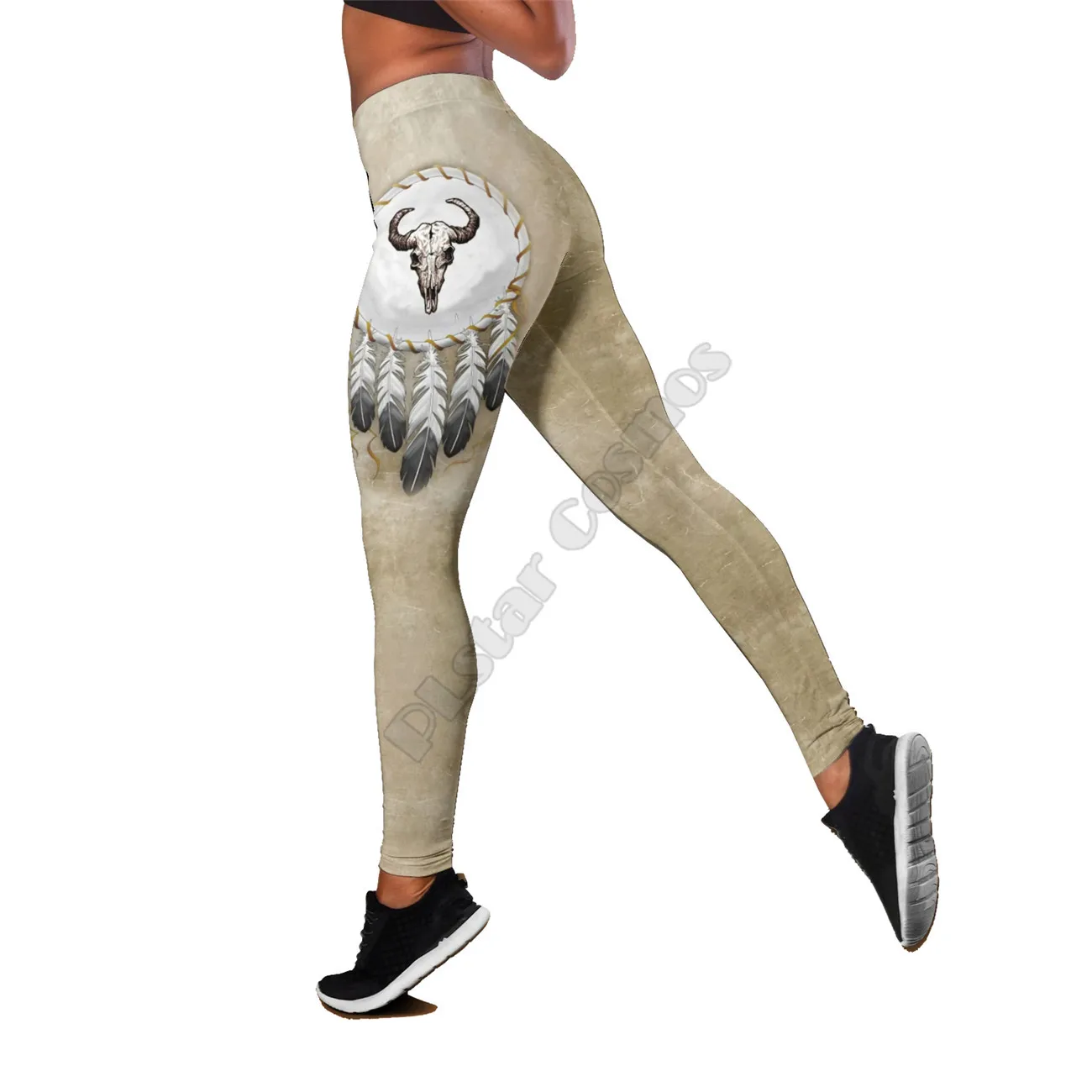 Women Leggings Fashion 3D All Over Printed Native Leggings Sexy Elastic Female Skinny Leggings Style-4