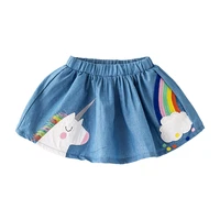 baby skirts with unicorn rainbow applique fashion childrens clothes bottom girls wear vestido feminino disfraz ni%c3%b1a elbise kids