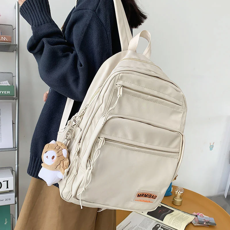 

Nylon Backpack Women Backpack Casual College Style Shoulder Packbags New Waterproof Female Backpack Student Book Bag