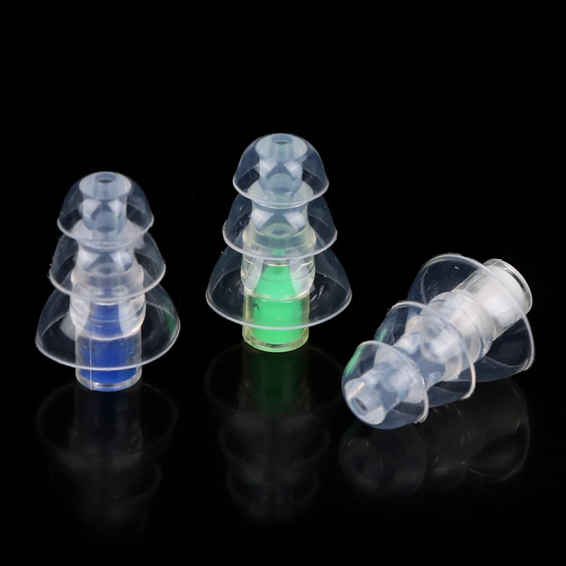 

1 Pair of Noise Cancelling Hearing Protection Earplugs for Concerts Sleeping Bar DJ Reusable Silicone Ear Plugs