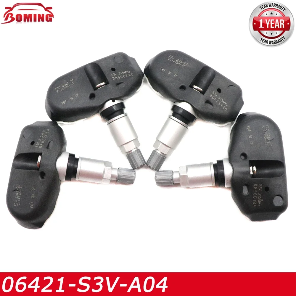 06421-S3V-A04 315 МГц автомобильный датчик давления в шинах TPMS для Odyssey Ridgeline Honda Pilot Acura RLTL