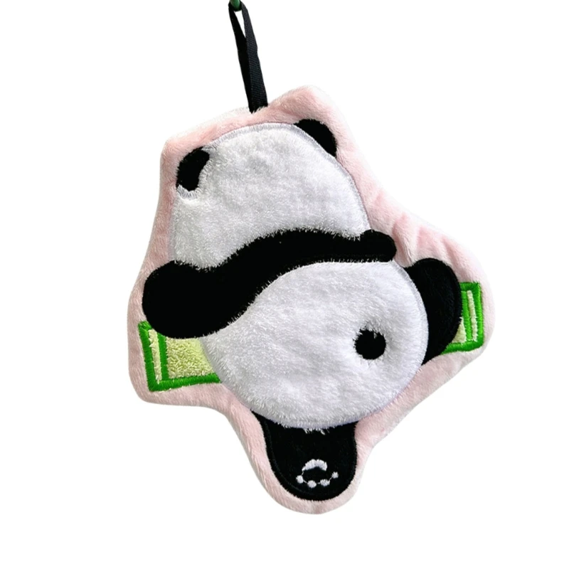 Новые полотенца для рук с рисунком панды ванной и кухни мягкая быстросохнущая