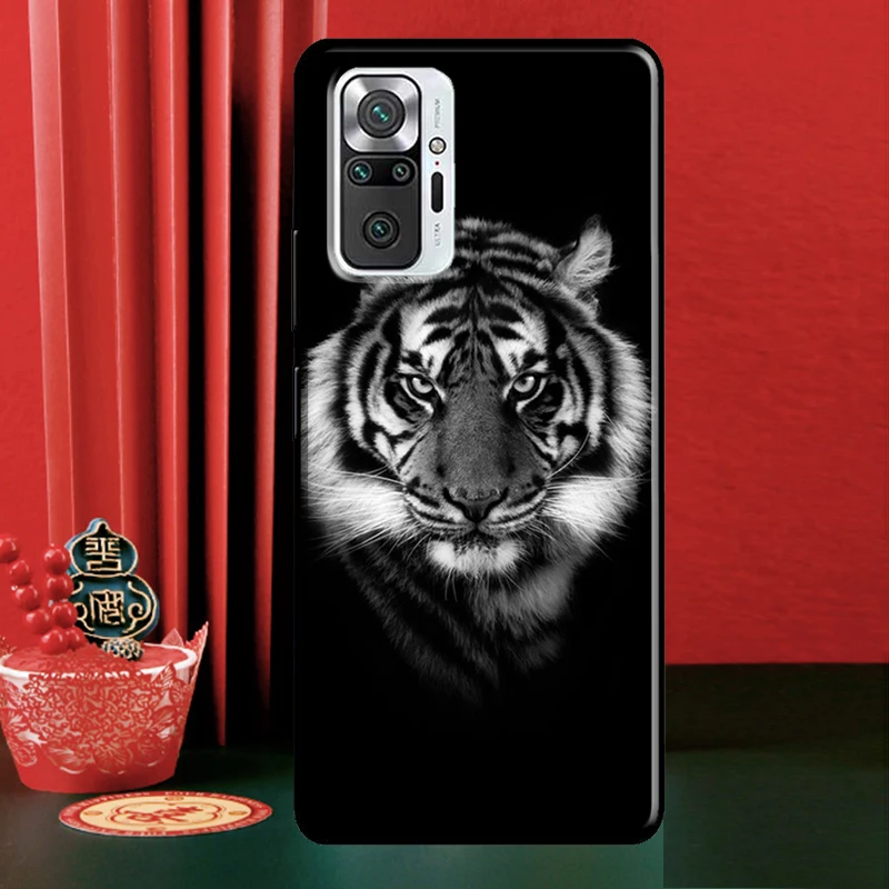Чехол для телефона Xiaomi Redmi Note 11 Pro 10 9 8 8T 9S 10S 9A 9T 9C с гепардовой пантерой тигром