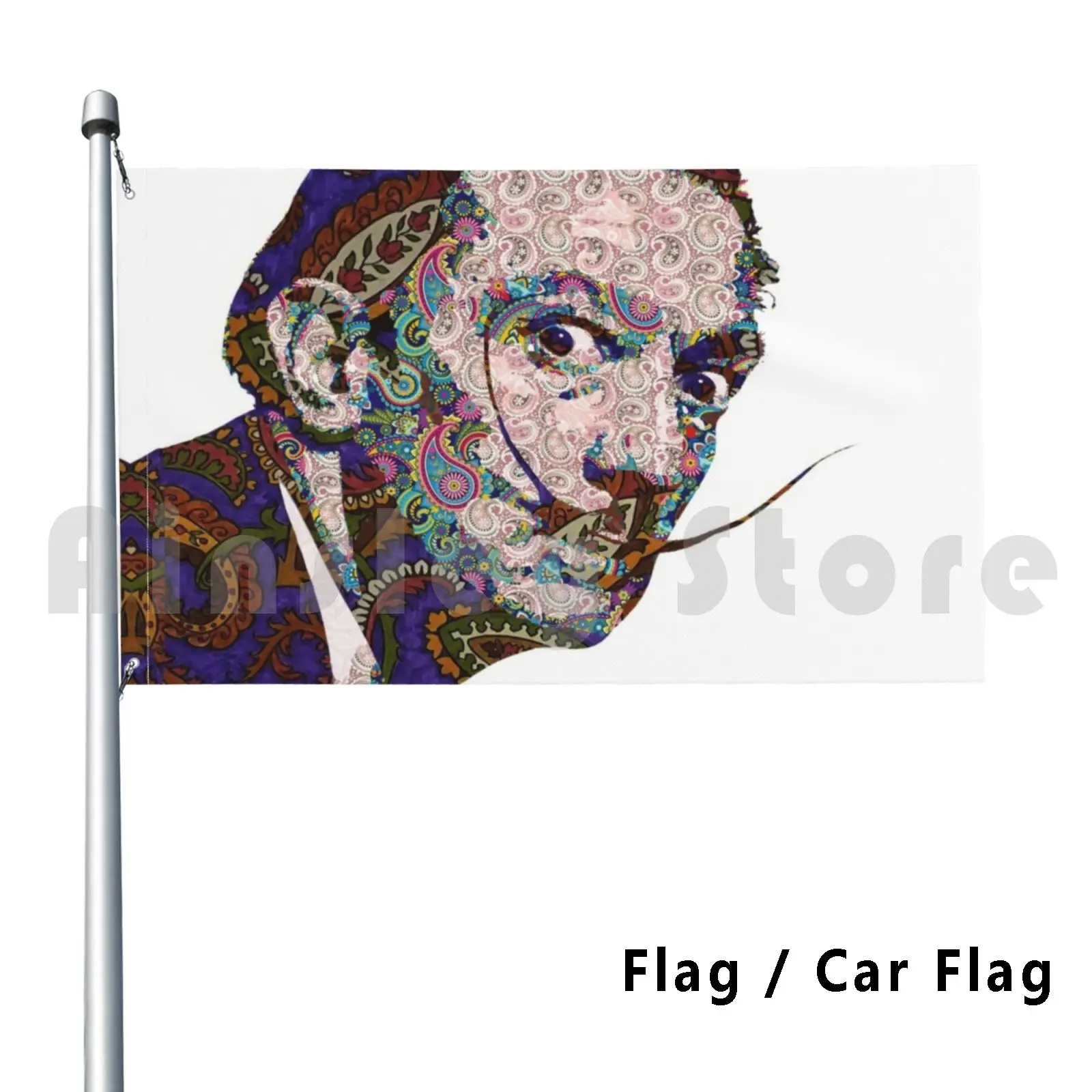 

Salvador Dali Flag Car Flag Funny Groovy Far Out Paisley Psychedelic Tripping Acid Lsd Surreal
