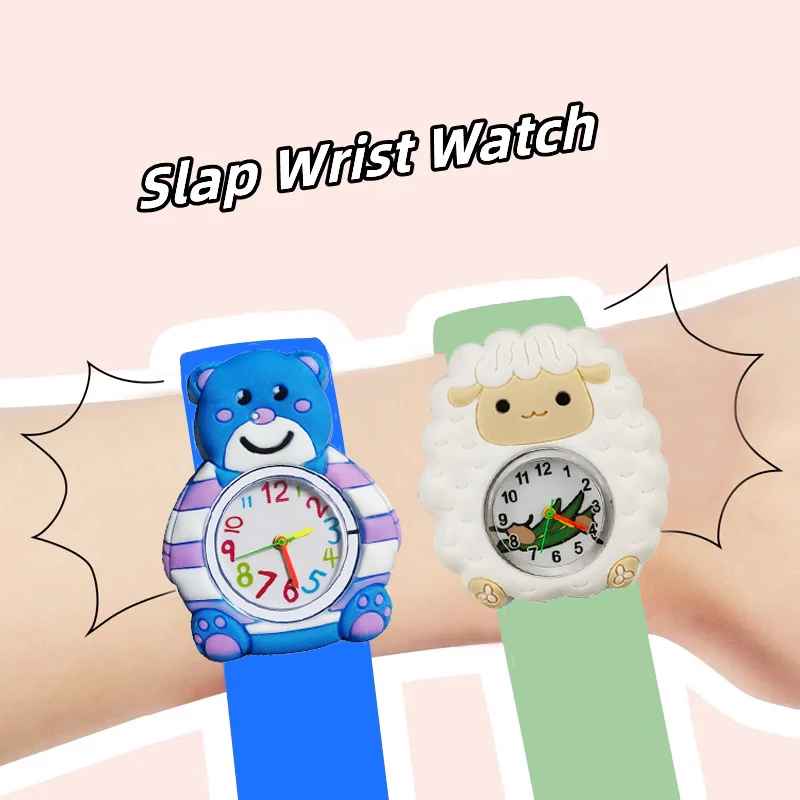 Детские часы с 3D рисунком панды подарок на день рождения для девочек и мальчиков