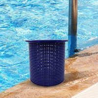 swimming pool skimmer replacement basket mesh basket filter round strainer basket skim remove leaves bugs and debris for pools