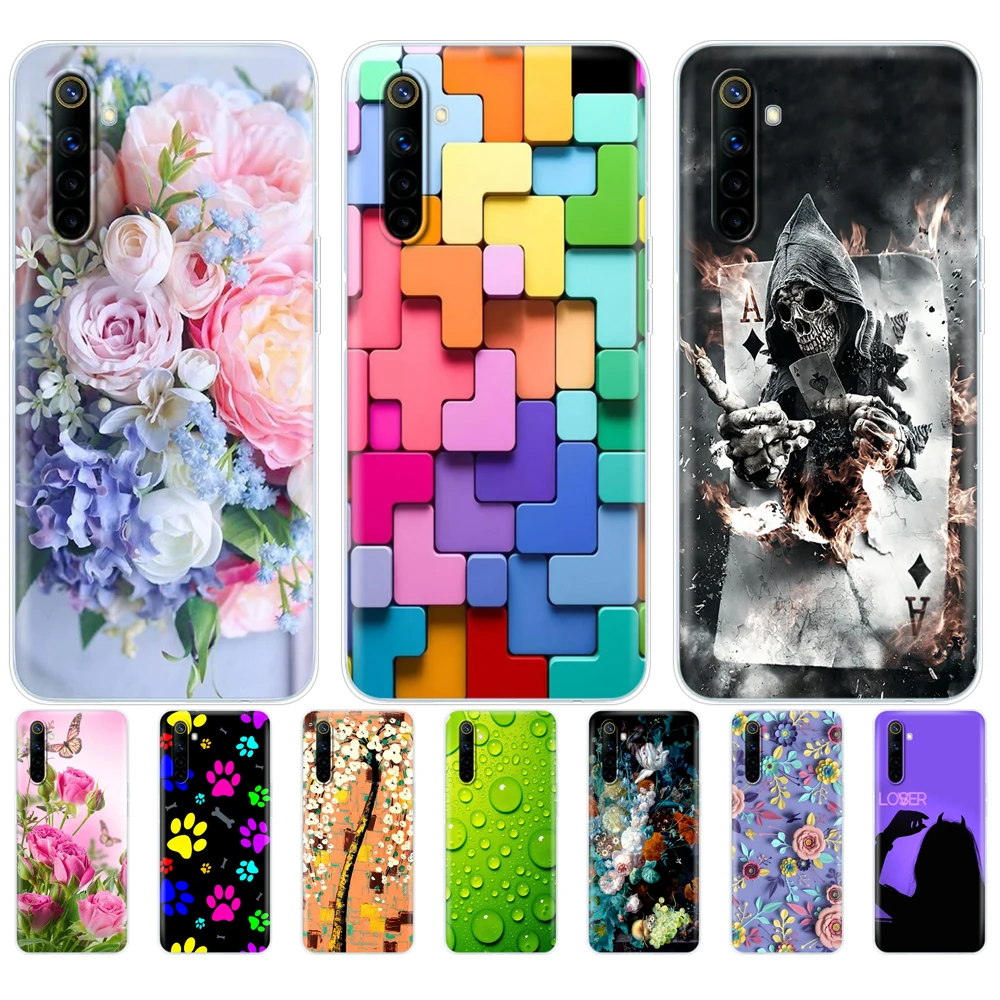 

For Realme 6 Realme 6 Pro Realme 6s Realme 6i Case Silicon Soft TPU Back Phone Cover For OPPO Realme6 Realme6Pro Coque Bumper