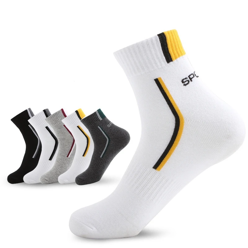 

Classic Men Cotton Socks Business Socks Breathable Spring Casual Socks Thin Socks Summer Sport Ankle Socks Pack