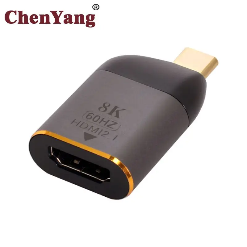

Chenyang USB4 USB-C Type-C Source to Female HDTV 2.0 Display 8K 60HZ UHD 4K HDTV Male Monitor Adapter
