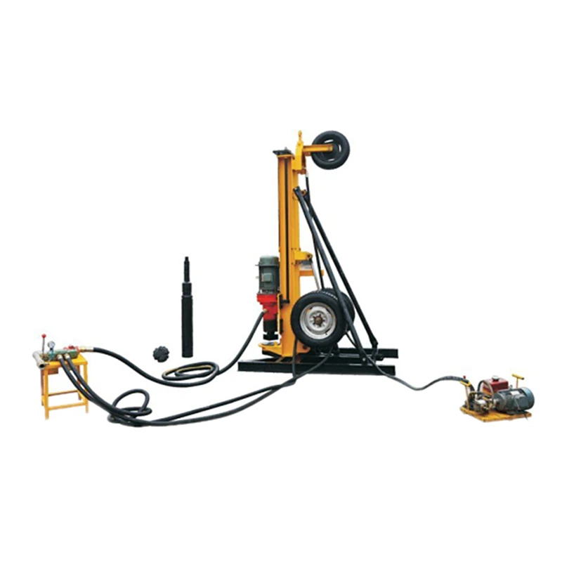

8 HP Hydraulic Borehole Drilling Equipment Small Soil Drilling Machine Portable Hole Digging Drill