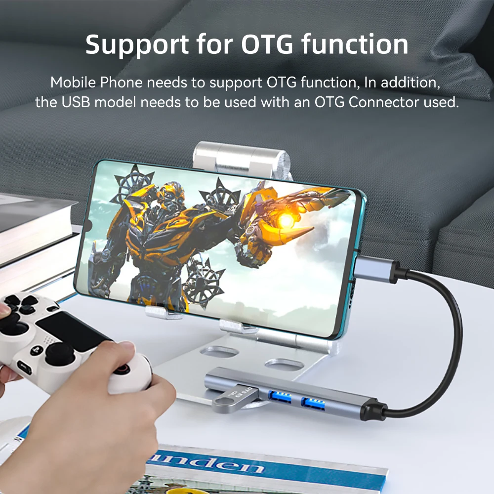 4 в 1 USB C 3 0 концентратор Тип адаптер для ноутбука MacBook Pro разделитель Samsung DELL Lenovo