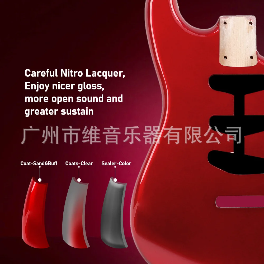 Цветные аксессуары для корпуса электрогитары совершенно новые