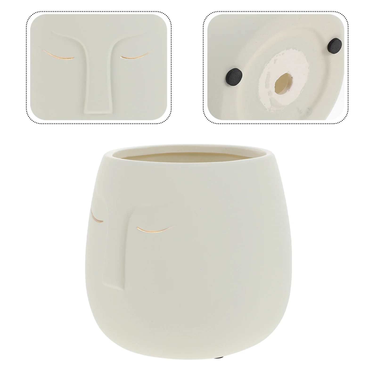 

Ceramics Flowerpot Succulent Plant Pot Decorative Flowerpot Adornment for Home