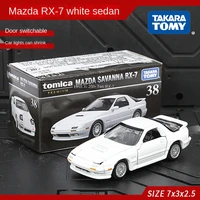 takara tomy alloy coupe model simulation toy car tp38 mazda rx 7 creative metal toy ornaments 2 5 7 3cm