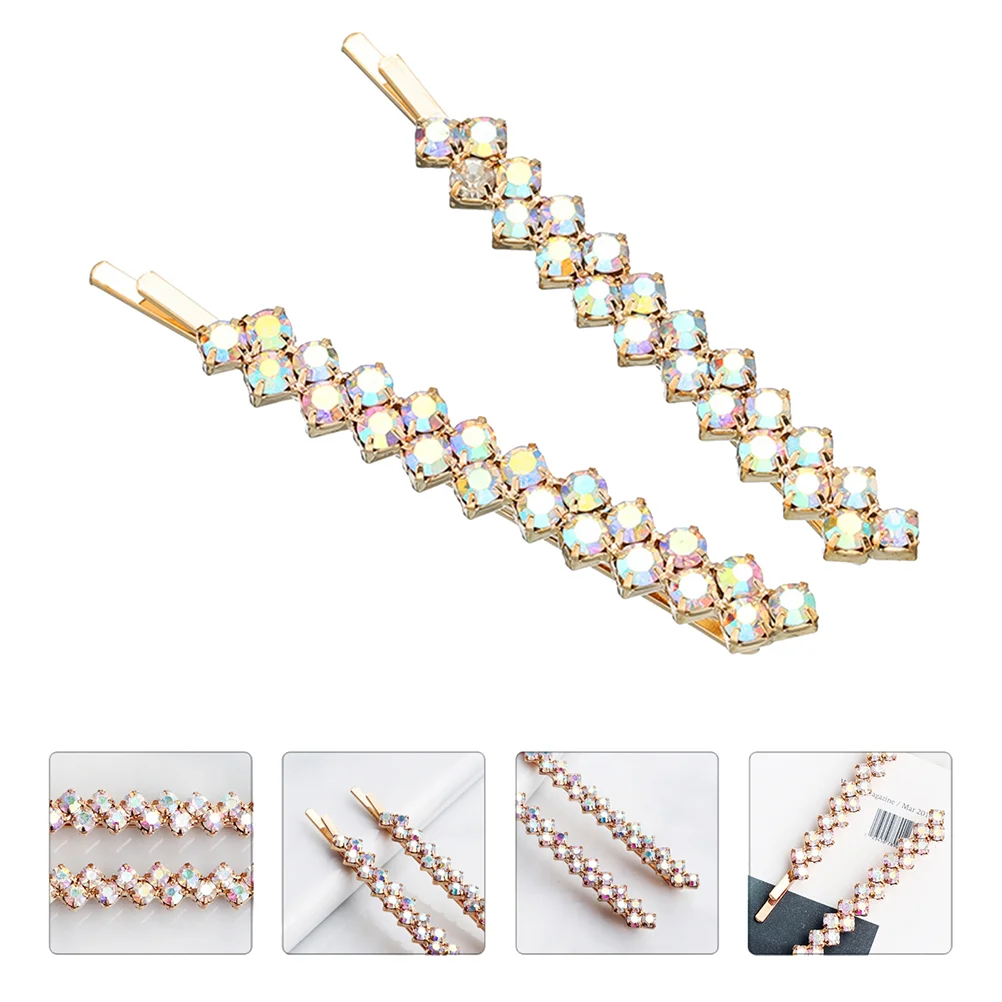 

4 шт., блестящие металлические заколки для волос