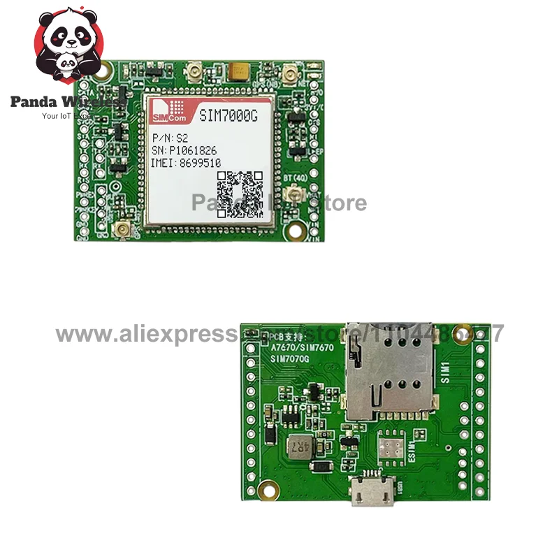 Фото SIM7000G Core BOARD LPWA+NBIOT+CATM+GSM 23PIN B1/B2/B3/B4/B5/B8/B12/B13/B17/B18/B19/B20/B25/B26/B28/B39 с GPS-антенной FPC №5