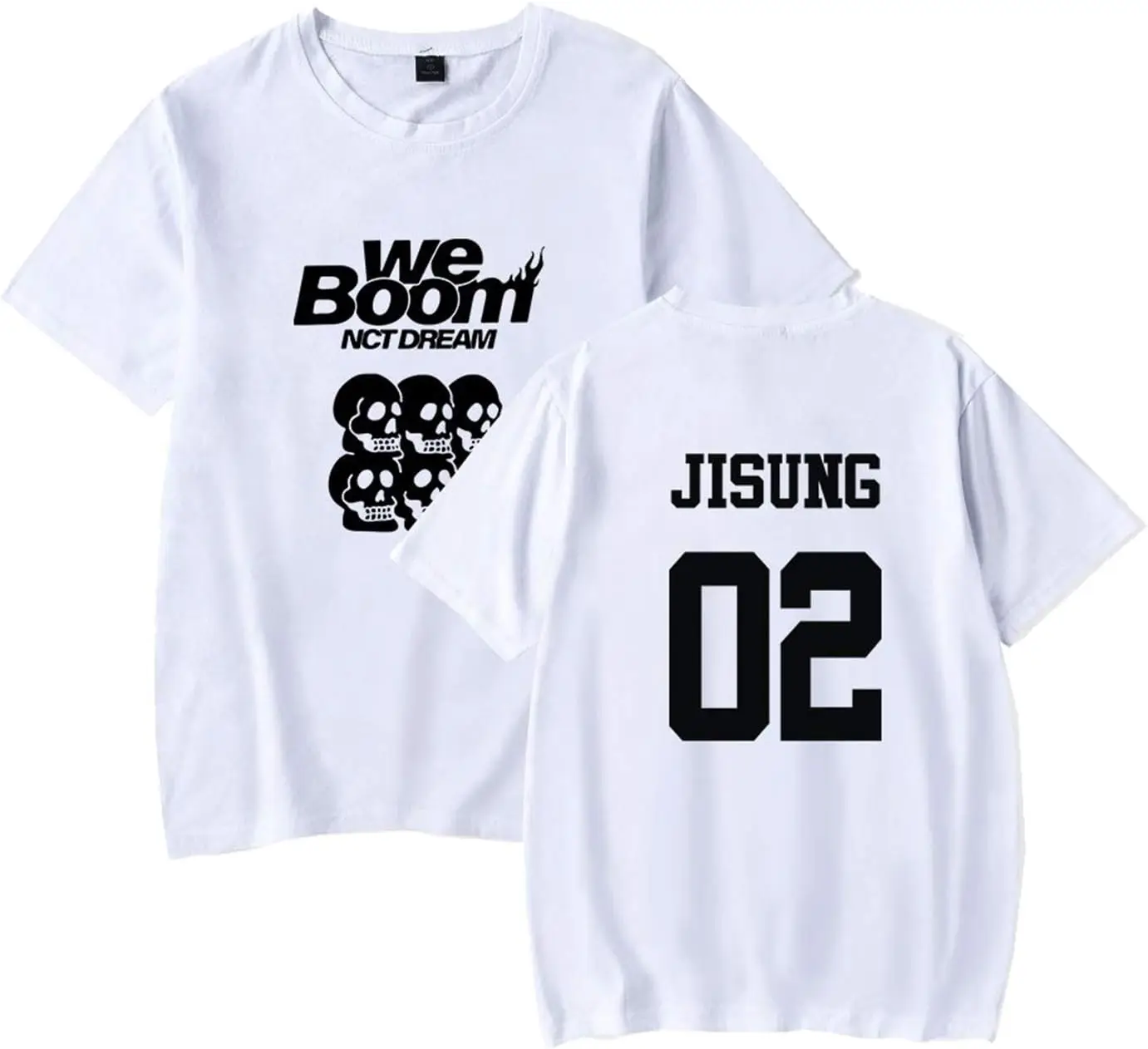 Футболка Xkpopfans Kpop NCT Dream новый альбом футболки We Boom футболка Jaemin Mark Chenle Renjun