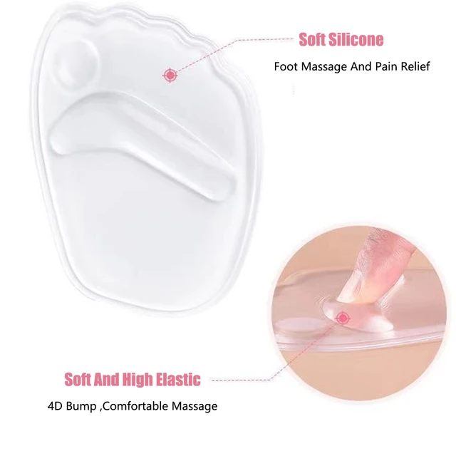 Forefoot Insert Cushion Pads for Women Shoes Anti slip Silicone Foot Pain Relief Pads for High Heels Sandals Gel Shoe Insoles 4