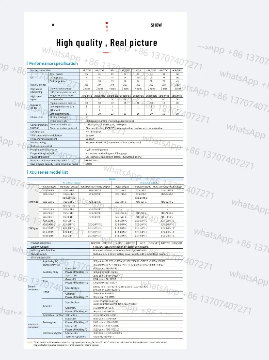 ПЛК XINJE XD3-24T-C XD3-24RT-EC XD3-32T-C XD3-32RT-EC XD3-32R-C XD3-32R-E XD3-32T-E XD3-48R-C XD3-48T-C (art.: 3920d2d018a3e) - 3920d2d018a3e