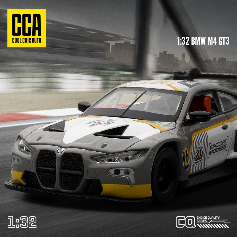 

CCA 1:32 BMW M4 GT3 Supercar Alloy Car Diecasts & Toy Vehicles Car Model Sound and light Car Toys For Kids Gifts