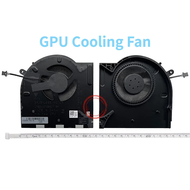 Вентилятор охлаждения процессора и графического для DELL Alienware M17 R3 R4 P45E 0H5TYJ 0CNV63