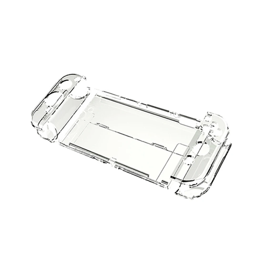 

Game Console Crystal Transparent Cover Anti-fall Shockproof Guard Case Shell Cover Transparent PC for NS OLED