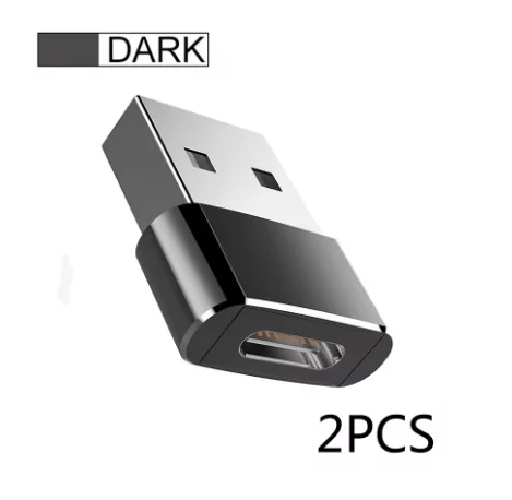 2 шт. USB-адаптер OTG типа C USB-C «папа» на «мама» Micro Type-c для Macbook Samsung S20 USBC OTG разъем