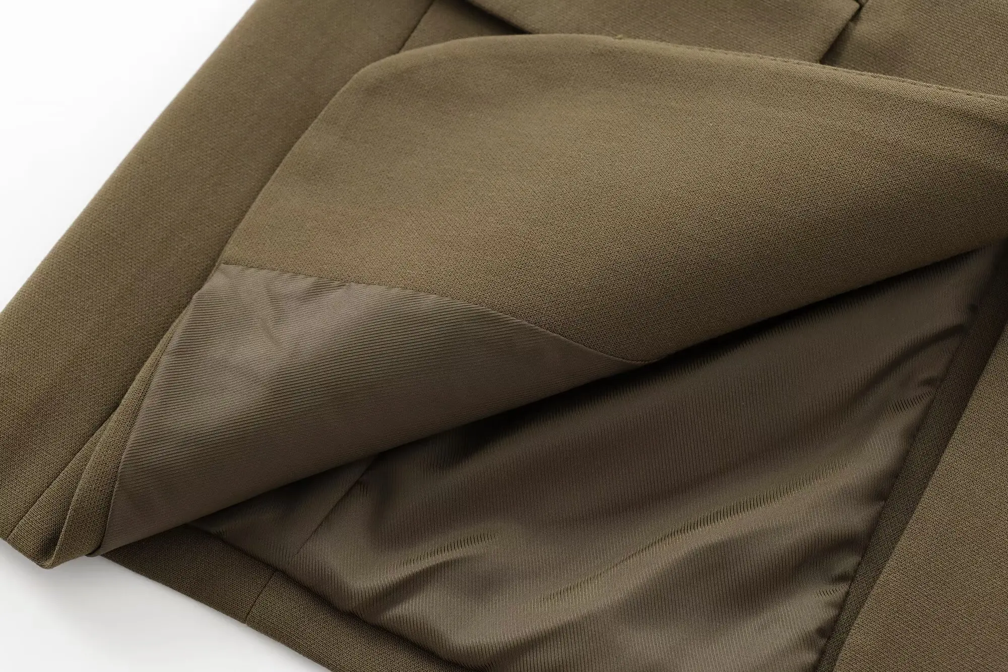 Женский элегантный однотонный Блейзер TRAFZA Карманный платок на одной пуговице